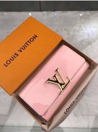 Louis Vuitton Patent Calf Leather LOUISE WALLET M64550 Light Pink HY26089Rc99