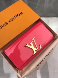 Louis Vuitton Patent Calf Leather LOUISE WALLET M64550 Pink HY14951TP23