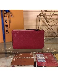 Louis Vuitton POCHETTE DOUBLE ZIP M63919 red HY6342nE34
