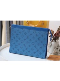 Louis Vuitton POCHETTE VOYAGE MM M30761 blue HY20929fj51