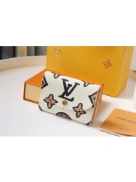 Louis Vuitton ROSALIE COIN PURSE M80755 Beige HY6383qB82