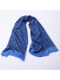 Louis Vuitton Scarves Cotton WJLV091 Blue HY11858qB82