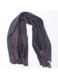Louis Vuitton Scarves Cotton WJLV091 Dark Brown HY4477Il41