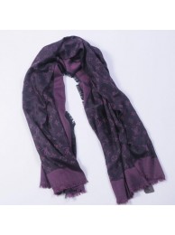 Louis Vuitton Scarves Cotton WJLV091 Purple HY343hI90