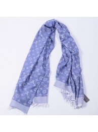 Louis Vuitton Scarves Cotton WJLV091 SkyBlue HY2566DV39