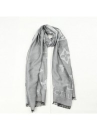 Louis Vuitton Scarves Silk WJLV094 Light Gray HY22579Oq54