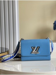 Louis Vuitton TWIST MM M57505 Bleuet Blue HY12513Rk60