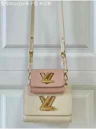 Louis Vuitton TWIST PM M59886 Taupe Brown & Pink HY26347rh54