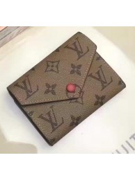 Louis Vuitton Victorine Wallet Monogram Canvas M62360 Red HY3400dV68