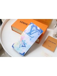 Louis Vuitton WALLET M80457 blue HY14568Nw52