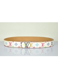 Louis Vuitton White Monogram Multicolore LV208 Silver HY3572dX32