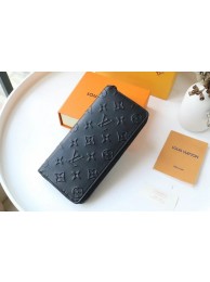Louis Vuitton ZIPPY WALLET VERTICAL M62902 black HY1077bW68