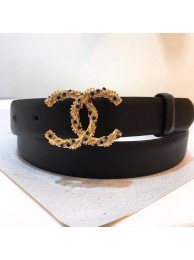 Luxury Chanel Calf Leather Belt Wide with 30mm 56591 HY15477QT69