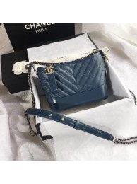 Luxury CHANEL GABRIELLE Original Small Hobo Bag A91810 Blue HY18651Px24