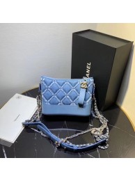 Luxury Chanel gabrielle small hobo Denim bag A91810 light blue HY21964kp43