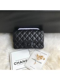 Luxury Chanel mini flap bag Grained Calfskin &black-Tone Metal A1116 black HY2591Px24
