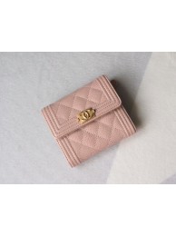 Luxury Chanel Tri-Fold Wallet Calfskin Leather A48980 Camel HY20587QT69