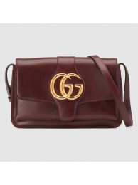 Luxury Gucci Arli small shoulder bag 550129 Burgundy HY22412QT69
