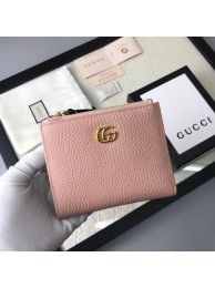 Luxury Gucci Calfskin Leather Wallet 474747 pink HY23956UV86