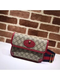 Luxury Gucci GG canvas supreme waist pack 489617 red HY22666Px24