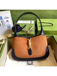 Luxury Gucci Jackie 1961 small shoulder bag 636706 brown HY11546UV86