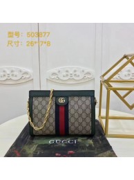 Luxury Gucci Ophidia GG Small Shoulder Bag 503877 Green HY19893bE46