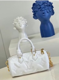 Luxury Louis Vuitton PAPILLON BB M59827 Snow White HY4079kp43
