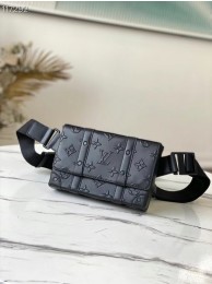 Luxury Louis Vuitton TRUNK SLINGBAG M57952 Black HY13652QT69