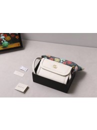 Luxury Replica Gucci GG Marmont small shoulder bag 497984 white HY145vv50