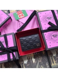 Luxury Replica Gucci Signature card case 522869 black HY24600vv50