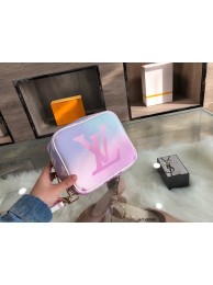 New Louis Vuitton Colorful Handbag Wash Bag 40066 Pink&Blue HY24342Uf80