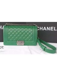 Quality Boy Chanel Flap Shoulder Bag Caviar Leather A67086 Green HY1500Vu63