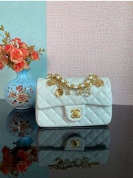 Quality Chanel Classic Flap Shoulder Bag Original Sheepskin leather AS2326 White HY13545Vu63