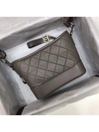 Quality Chanel Gabrielle Original Calf leather Shoulder Bag 93841 grey HY2230Vu63