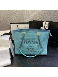 Quality Chanel Large Shoulder Bag A67001 sky blue HY22670Vu63