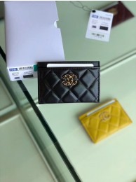 Replica AAA Chanel 19 Card sleeve AP0731 black HY5940of41