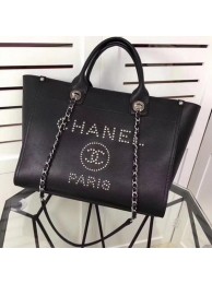 Replica Best Quality Chanel Tote Bag Calfskin Leather CHA3627 Black HY22791Rf83