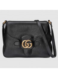 Replica Best Quality Gucci Small messenger bag with Double G 648934 black HY14761Rf83