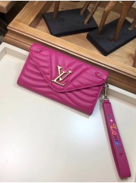 Replica Best Quality LOUIS VUITTON NEW WAVE LONG WALLET M63298 Peach red HY8556Rf83