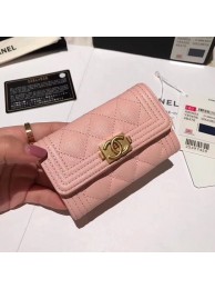 Replica BOY CHANEL Card Holder A80603 pink HY2055VA65