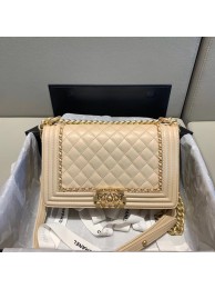 Replica BOY CHANEL flap bag A67086 cream HY3060HB48