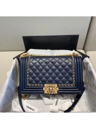 Replica BOY CHANEL flap bag A67086 Navy Blue HY11048Hd81