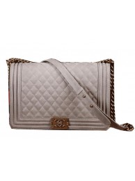 Replica Boy Chanel Flap Shoulder Bag Khaki Nubuck Leather CHA67087 Gold HY8895aG44