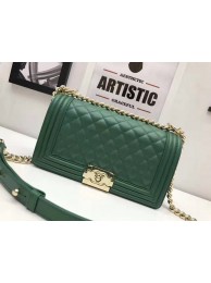 Replica Boy Chanel Flap Shoulder Bag Original Leather A67086S Green HY5432AP18