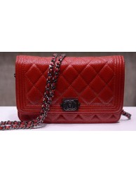 Replica Boy Chanel mini Flap Bags Bright Cannage Pattern A33815 Red HY7617it96
