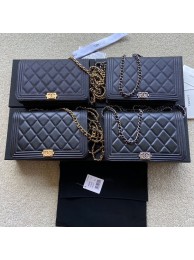 Replica BOY CHANEL Original Wallet on Chain A80287 black HY16146hD86