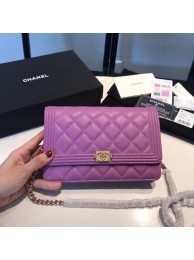 Replica BOY CHANEL Original Wallet on Chain A80287 violet HY26853Ix66