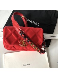 Replica Chanel 19 Bodypack AS1163 red HY16828BJ25