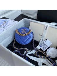 Replica Chanel 19 chain Bag AP0945 blue HY25648Hd81