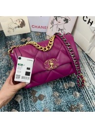 Replica Chanel 19 flap bag AS1160 AS1161 AS1162 purple HY322AP18